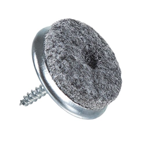 Filzgleiter aus Metall zum Schrauben Ø 28 mm, 16 Stück Filzgleiter aus Metall zum Schrauben Ø 28 mm, 16 Stück von Pflege-Profi