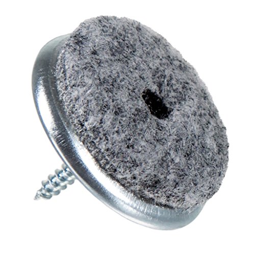Filzgleiter aus Metall zum Schrauben Ø 35 mm, 8 Stück Filzgleiter aus Metall zum Schrauben Ø 35 mm, 8 Stück von Pflege-Profi