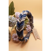 Hundehalsband, Fettleder, Paracord von Pfoetchenvital