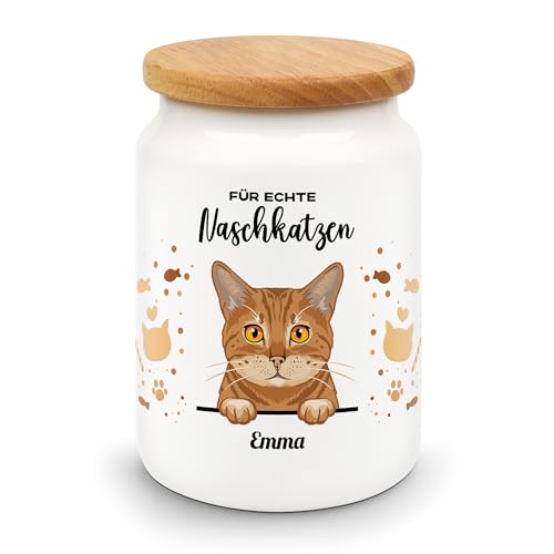 Personalisierte große Leckerlidose Für Naschkatzen! - mit über 90 Rassen und Wunschnamen - hygienische und praktische Aufbewahrung von Katzen-Snacks | Geschenk für Katzenliebhaber Personalisierte große Leckerlidose Für Naschkatzen! - mit über 90 Rassen und Wunschnamen - hygienische und praktische Aufbewahrung von Katzen-Snacks | Geschenk für Katzenliebhaber von PfotenSchild