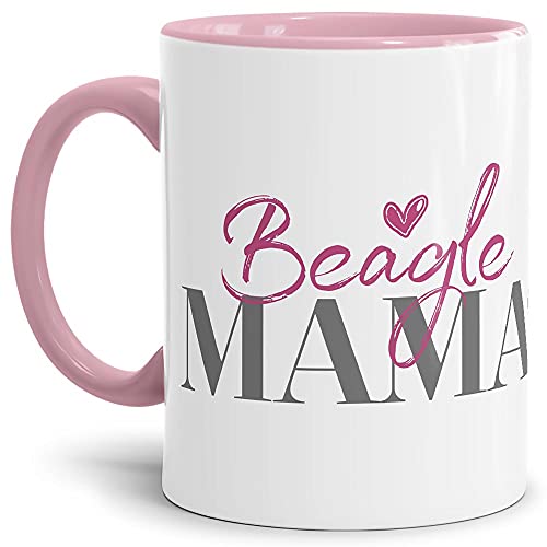 Tasse für Hundebesitzer - Hunderassen Mama - Persönliche Geschenkidee - Hundetasse für Hundemamas Beagle - 300 ml von PfotenSchild