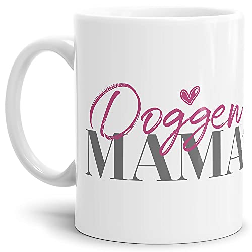 Tasse für Hundebesitzer - Hunderassen Mama - Persönliche Geschenkidee - Hundetasse für Hundemamas Dogge - 300 ml von PfotenSchild