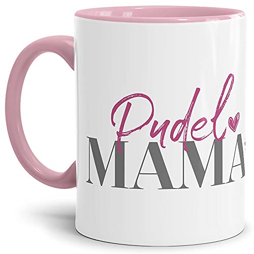 Tasse für Hundebesitzer - Hunderassen Mama - Persönliche Geschenkidee - Hundetasse für Hundemamas Pudel - 300 ml von PfotenSchild