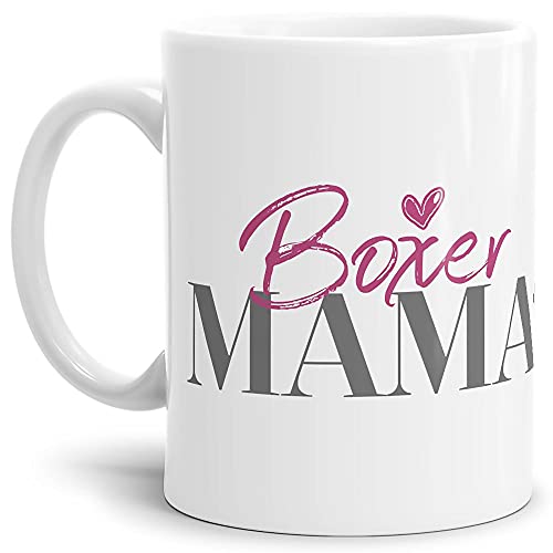 Tasse für Hundebesitzer - Hunderassen Mama - Persönliche Geschenkidee - Hundetasse für Hundemamas Boxer - 300 ml von PfotenSchild