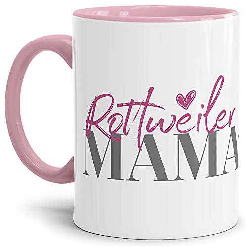 Tasse für Hundebesitzer - Hunderassen Mama - Persönliche Geschenkidee - Hundetasse für Hundemamas Rottweiler - 300 ml von PfotenSchild