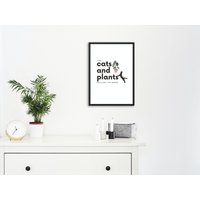 Poster Für Katzenliebhaber Und Pflanzenliebhaber Wandbild Nachhaltig Mit Katze Pflanze Wanddeko I Like Cats & Plants Poster Für Katzenliebhaber Und Pflanzenliebhaber Wandbild Nachhaltig Mit Katze Pflanze Wanddeko I Like Cats & Plants von Pfotenabenteuer