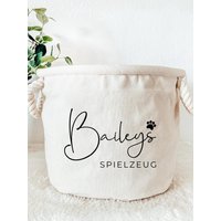 Personalisierter Spielzeugkorb Für Haustiere | Aufbewahrungskorb Mit Wunschname Und Motiv Geschenk Haustierbesitzer Hunde Katzen Personalisierter Spielzeugkorb Für Haustiere | Aufbewahrungskorb Mit Wunschname Und Motiv Geschenk Haustierbesitzer Hunde Katzen von PfotenundToertchen