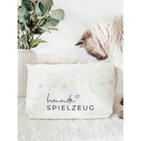 Personalisierter Spielzeugkorb Für Hunde | Aufbewahrungskorb Mit Wunschname Und Motiv Geschenk Hundebesitzer Hundeliebhaber von PfotenundToertchen