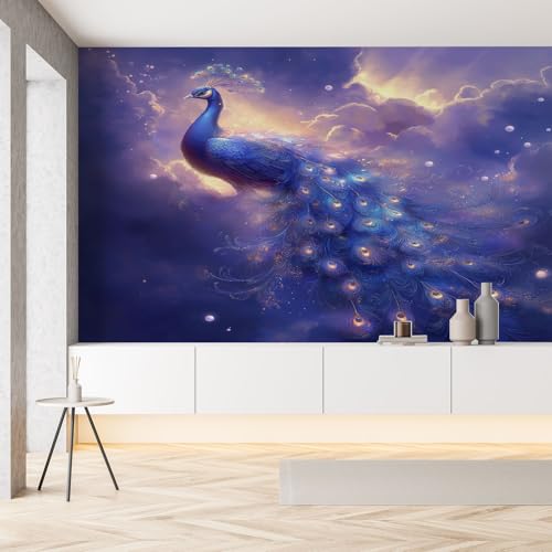 Blau Pfau Tiermuster Wolke Himmel Fototapete 3D Orientalisch Traum Tier Wandtapete Selbstklebende Tapeten 300x210 cm Wandtapete Tapete Wohnzimmer Panorama Wanddeko Kinderzimmer Dekoration Blau Pfau Tiermuster Wolke Himmel Fototapete 3D Orientalisch Traum Tier Wandtapete Selbstklebende Tapeten 300x210 cm Wandtapete Tapete Wohnzimmer Panorama Wanddeko Kinderzimmer Dekoration von Pggong
