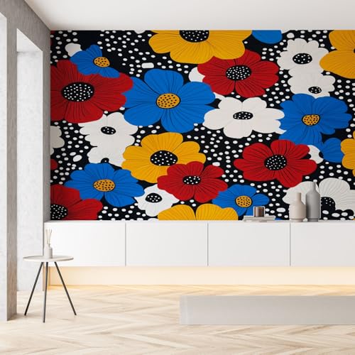 Bunt Gänseblümchen Kamille Blumen Wandtapete Selbstklebende Schwarz Weißer Polka Dot Fototapete Seide Tapete 3D Effekt 200x140 cm Panorama Tapete Wanddeko Tapeten Wohnzimmer Kinderzimmer Bunt Gänseblümchen Kamille Blumen Wandtapete Selbstklebende Schwarz Weißer Polka Dot Fototapete Seide Tapete 3D Effekt 200x140 cm Panorama Tapete Wanddeko Tapeten Wohnzimmer Kinderzimmer von Pggong
