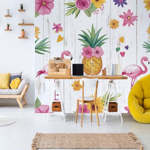 Flamingo Tropische Vogel Ananas Seide Tapete Kinderzimmer Sonnenblumen Floral Holzmaserung Fototapete 3D Effekt 250x175 cm Tapeten Selbstklebende Wandtapete Panorama Wanddeko Wohnzimmer Schlafzimmer Flamingo Tropische Vogel Ananas Seide Tapete Kinderzimmer Sonnenblumen Floral Holzmaserung Fototapete 3D Effekt 250x175 cm Tapeten Selbstklebende Wandtapete Panorama Wanddeko Wohnzimmer Schlafzimmer von Pggong