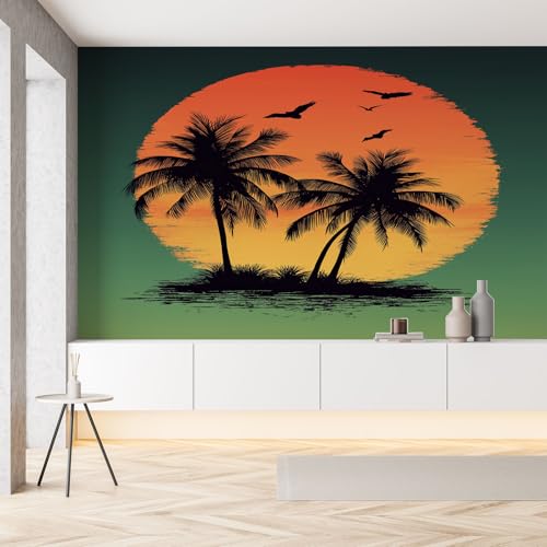 Palme Kokosnussbaum Tropische Fototapete Tapete Sonnenuntergang Landschaft Selbstklebende Tapeten 150x105 cm 3D Effekt Wandtapete Panorama Wallpaper Wanddeko Wohnzimmer Kinderzimmer Palme Kokosnussbaum Tropische Fototapete Tapete Sonnenuntergang Landschaft Selbstklebende Tapeten 150x105 cm 3D Effekt Wandtapete Panorama Wallpaper Wanddeko Wohnzimmer Kinderzimmer von Pggong