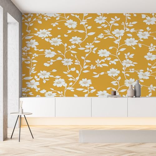 Wandtapete Selbstklebende Frühling Wildblumen Blütenblatt Fototapete Bauernhaus Floral Pflanze Gelb Wohnzimmer Tapeten 400x280 cm Tapete 3D Effekt Panorama Wallpaper Wandbilder Kinderzimmer Wandtapete Selbstklebende Frühling Wildblumen Blütenblatt Fototapete Bauernhaus Floral Pflanze Gelb Wohnzimmer Tapeten 400x280 cm Tapete 3D Effekt Panorama Wallpaper Wandbilder Kinderzimmer von Pggong