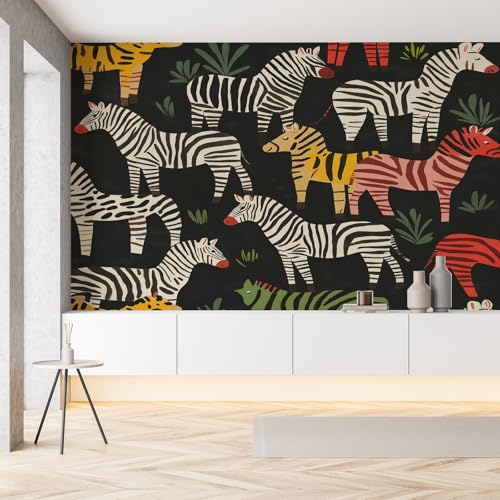 Zebramuster Streifen Pferd Tropische Safari Seide Tapete Kinderzimmer Savanne Tier Gedruckt Fototapete 3D Effekt 250x175 cm Tapeten Selbstklebende Wandtapete Panorama Wanddeko Wohnzimmer Schlafzimmer Zebramuster Streifen Pferd Tropische Safari Seide Tapete Kinderzimmer Savanne Tier Gedruckt Fototapete 3D Effekt 250x175 cm Tapeten Selbstklebende Wandtapete Panorama Wanddeko Wohnzimmer Schlafzimmer von Pggong