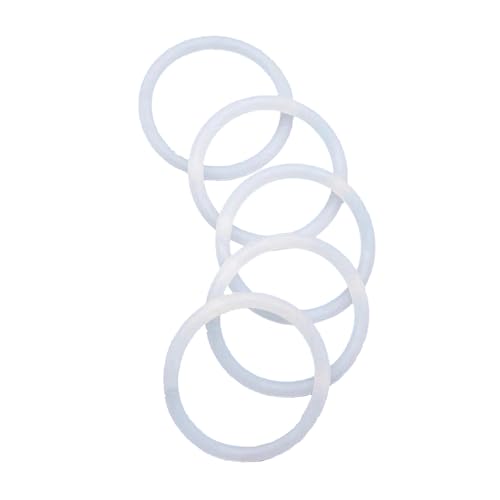 3.5 mm X 70 mm X 77 mm, Weiße VMQ-Gummi-O-Ringe, Dichtungen, 10 Stück 3.5 mm X 70 mm X 77 mm, Weiße VMQ-Gummi-O-Ringe, Dichtungen, 10 Stück von Pgqjfks