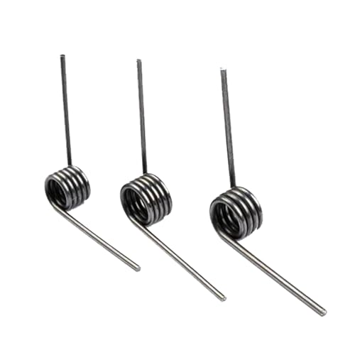 Torsionsfeder 65Mn Federstahl, 30 mm Fußlänge, 4 Rundungen-120 Grad, Rechtshänderfeder, 10 Stück Torsionsfeder 65Mn Federstahl, 30 mm Fußlänge, 4 Rundungen-120 Grad, Rechtshänderfeder, 10 Stück von Pgqjfks