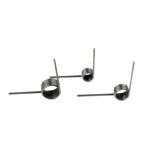 Torsionsfeder 65Mn Federstahl, 30 mm Fußlänge, 6 Rundungen-90 Grad, Linkshänderfeder, 10 Stück Torsionsfeder 65Mn Federstahl, 30 mm Fußlänge, 6 Rundungen-90 Grad, Linkshänderfeder, 10 Stück von Pgqjfks
