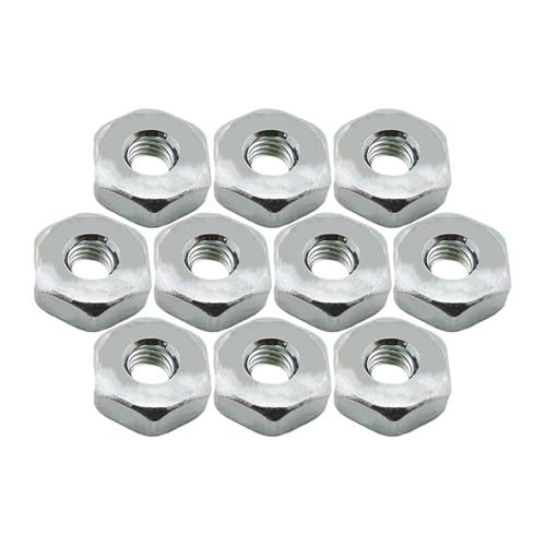 10 stücke Kettenrad Abdeckung Bar Mutter Fit for MS170 MS170C MS180 MS200 MS200T MS210 MS230 MS250 Kettensäge Ersatzteile Werkzeug Teil von PhGKBz
