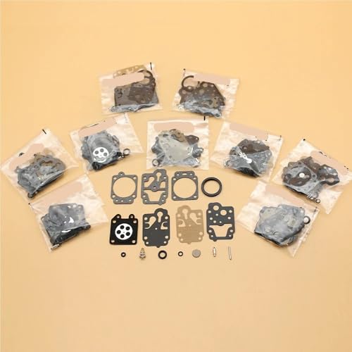 10Pcs Vergaser Membran Rebuild Kit Fit for GX25 GX25N GX25NT GX25T GX35 4-Zyklus Motor Timmer Pinsel Cu Ersatzteile von PhGKBz