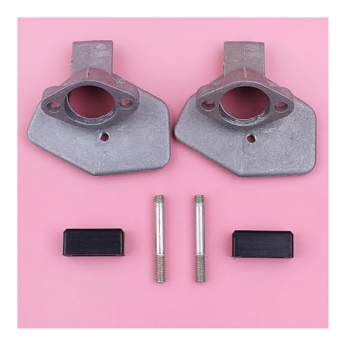 2 stücke Vergaser Halterung Basis Adapter Fit for Kettensäge 5200 52cc 5800 58cc 4500 45cc Garten Werkzeug Ersetzen Ersatzteil von PhGKBz