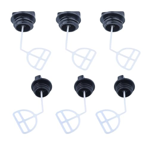 3 Stück Tankdeckel und Öldeckel passend for 4500 5200 5800 48cc 52cc 58cc Benzin-Kettensägenaufsatz, Gartenwerkzeug-Teile, Zubehör von PhGKBz