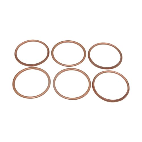 36 * 30 * 2,5 LOPOR Motorrad Auspuffrohr Dichtung Fit for Kaw Nin 400 EX400 2018-2023 Z400 ER400 2019-2023 11061-1249(6pcs) von PhGKBz