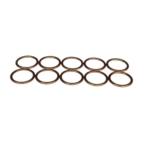 38,5 * 46,5 * 4 Motorrad-Kupferüberzogene Auspuffrohrdichtung Fit for Kaw GPZ1000 RX 1986-1988 GPZ 1100 E/F 95-00 GPZ500 S 1987-2004(10pcs) von PhGKBz