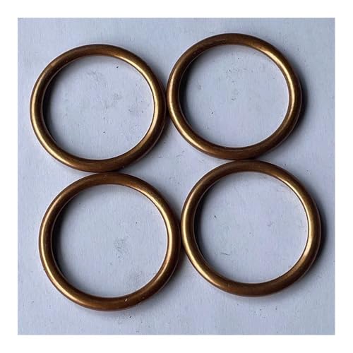 45X37X4mm Motorrad Auspuffrohr Dichtung Fit for Hon S Aero 750 VT750C 04-15 Phantom10-15 VT750RS 10-13 Spi 07-14(4pcs) von PhGKBz