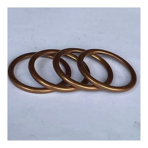 45X37X4mm Motorrad Auspuffrohr Dichtung Fit for Hon S Aero 750 VT750C 04-15 Phantom10-15 VT750RS 10-13 Spi 07-14(6pcs) von PhGKBz