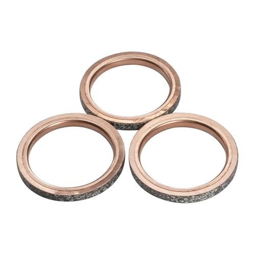 50MM Auspuffrohr Dichtung Fit for Ya XT250 YFM450 SR400 XVZ1300 Royal YFM250 YFM350 YFM400 YZ250(3pcs) von PhGKBz
