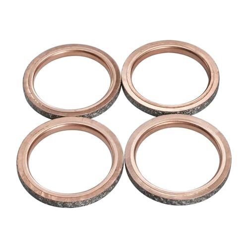 50MM Auspuffrohr Dichtung Fit for Ya XT250 YFM450 SR400 XVZ1300 Royal YFM250 YFM350 YFM400 YZ250(4pcs) von PhGKBz