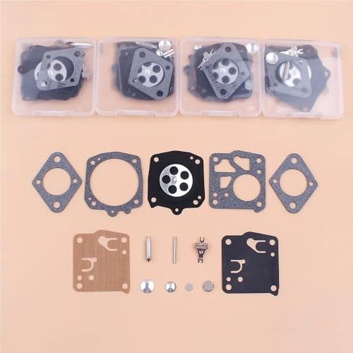 5Kit Vergaser Carb Membran Reparatur Set Kit Fit for RK-23HS RK23HS Hus 266 268 272 288 480 Kettensäge von PhGKBz