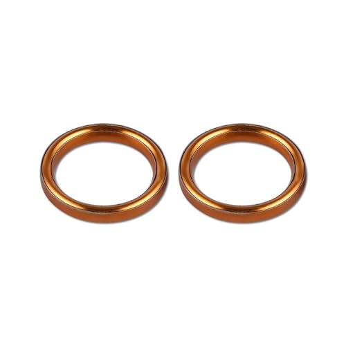 Auspuffdichtung passend for Hon CB125S CB160 CB200 CB250 CL160 CL200 CRF150F CRF230 CT125 Trail XL100 XL125 Ersetzen Sie 18291-MN5-650(2 PCS) von PhGKBz