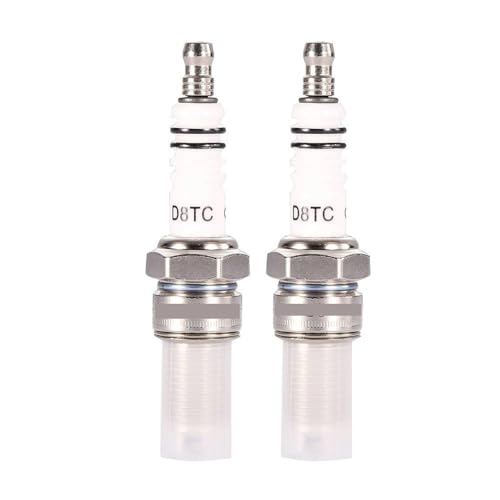 D8TC Zündkerze Fit for CG125CC 125cc 150cc 200cc 250cc C ATV Dirt Bike Go Kart Moped Roller Motor(2pcs) von PhGKBz