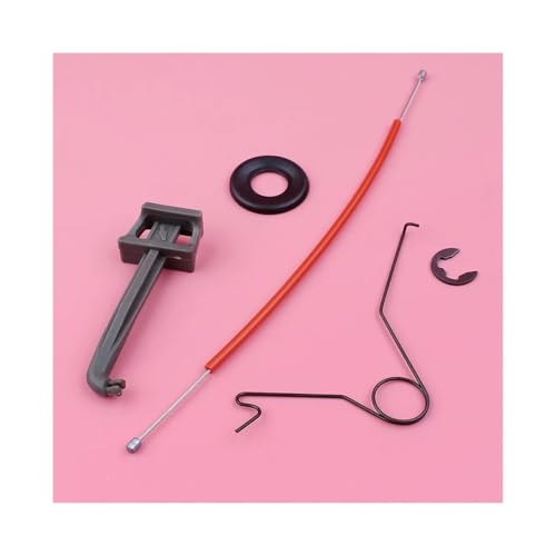 Gaszug Draht Feder Choke Stange Unterlegscheibe E-Clip Kit Fit for 362 365 371 372 Kettensäge Ersatzteil von PhGKBz