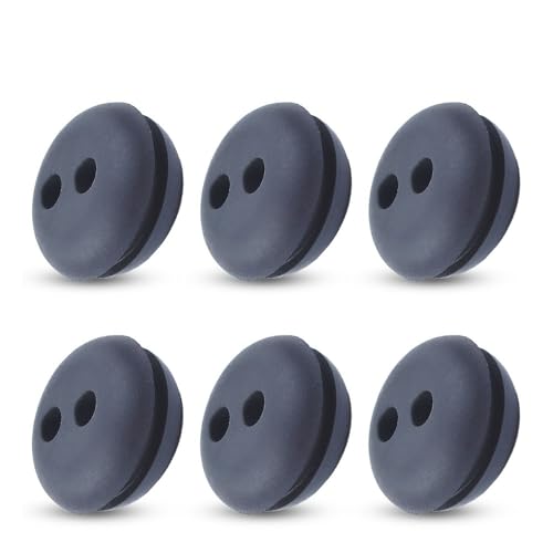 Gummitülle for Kraftstofftank, passend for 2-Loch-21-mm-(13/16 Zoll)-Loch-Unkrautfresser-Ersatzsatz von PhGKBz