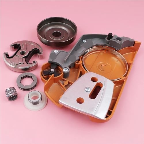 Kettenbremse Kupplung Kettenrad Seitenabdeckung Trommel Schneckengetriebe Kit Passend for Hus 340 345 350 Kettensäge Ersatzwerkzeugteil Kettenbremse Kupplung Kettenrad Seitenabdeckung Trommel Schneckengetriebe Kit Passend for Hus 340 345 350 Kettensäge Ersatzwerkzeugteil von PhGKBz