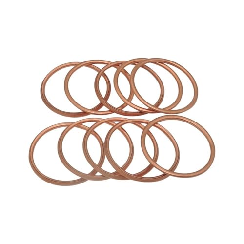 Motorrad Auspuffrohr Dichtung Fit for Kaw ZX-6RR ZX6RR 03-06 ZX-6R ZX6R 98-15 ZX-10R ZX10R 11-16 SL250 Z250 15-17(10pcs) von PhGKBz