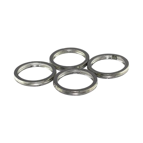 Motorrad Auspuffrohr Interface Dichtung Fit for Ben TNT25 TNT150 Keew RKS125 11-17 EFI 17-23 Klassische 125 11-17 Sport 125 17-23(4PCS) von PhGKBz