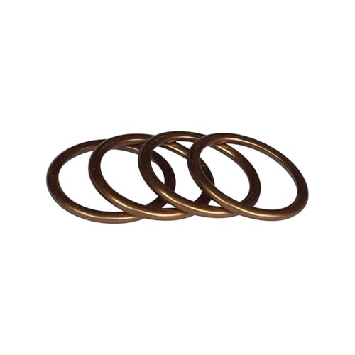 Motorrad-Auspuffrohrdichtung passend for Hon CB600F Horn 98-08 CB600FA 07-08 CB600S F2 00-03 CB900F Horn 02-06 CB-1 89-90(4pcs) von PhGKBz