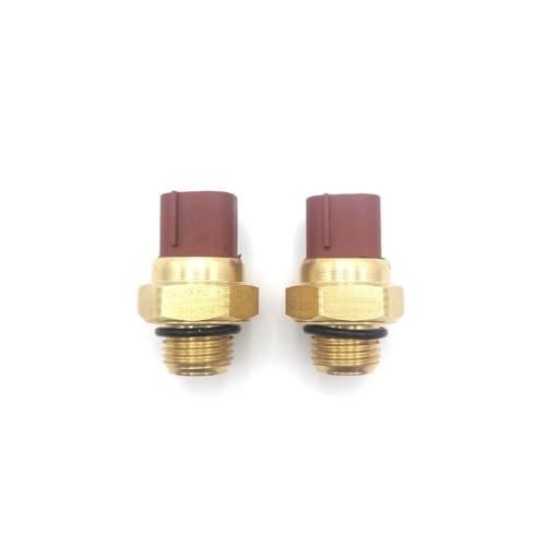 Motorrad Elec Kühler Kühlmittel Lüfter Wasser Temperatur Thermostat Switchs Temp Sensor Fit for K Hon Ya SUZ(2 Pcs-80) von PhGKBz