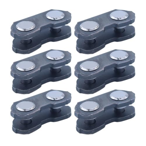 Passend for 6 Stück 3/8''404 Kettensägen-Kettengliedverbinder Typ Reparatur voreingestellte Riemen Kettensäge voreingestellte Riemen Praktisches Gartenwerkzeug von PhGKBz