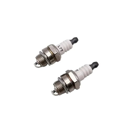 Passend for STI 017 018 021 023 024 025 026 MS 170 180 190 200T 250 261 270 2500 3800 4500 5200 Zündkerze L7T 2-Takt-Elektrode(2PCS-White) von PhGKBz