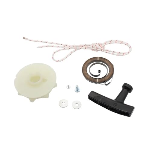 Rückholfeder + Starterrolle + Startergriff + Seilsatz Passend for M3414 MAC 3-14XT 3-16XT 4-18XT 4-20XT 335 2214AV 338 von PhGKBz