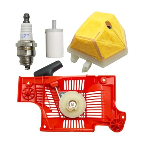 Rückstoßstarter Assy A Kraftstoff F Kit Fit for 50 51 55 55 EU1 E Kettensäge #503151801 5036088-03 503608803 von PhGKBz