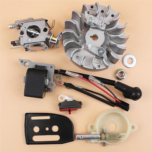 Schwungrad Zündspule Vergaser Carb Öl Pumpe Kit Fit for HUS 137 142 Kettensäge Teile C1Q-W29E von PhGKBz