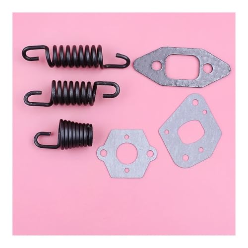 Vergaser Carb Dichtung AV Puffer Frühling Mount Set Fit for 350 351 352 370 390 Kettensäge Ersatz Werkzeug Ersatz Teil von PhGKBz