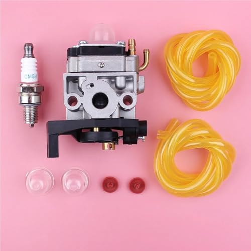 Vergaser passend for GX25 GX25N GX25NT HHT25S FG110 Kleinmotor, Motorölleitungsschlauch, Pumpenball, Rückschlagventil-Kit von PhGKBz