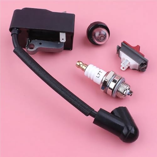 Zündspule Stop On Off Schalter Primer Birne Zündkerze Kit Fit for Hus 235R 232R 225R 232L 240RJ 227R 235FR Trimmer Teil von PhGKBz