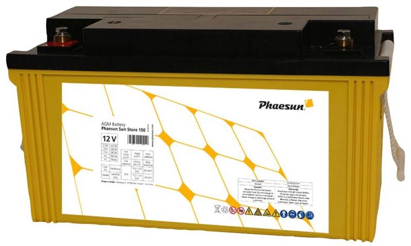 Phaesun AGM Sun Store 150 Solarakkus (12 V) von Phaesun